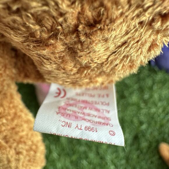 Ty Beanie Baby Buddy Plush Lot Of 6 Chubby 2 Fuzz Cranberry Employee - Picture 15 of 16